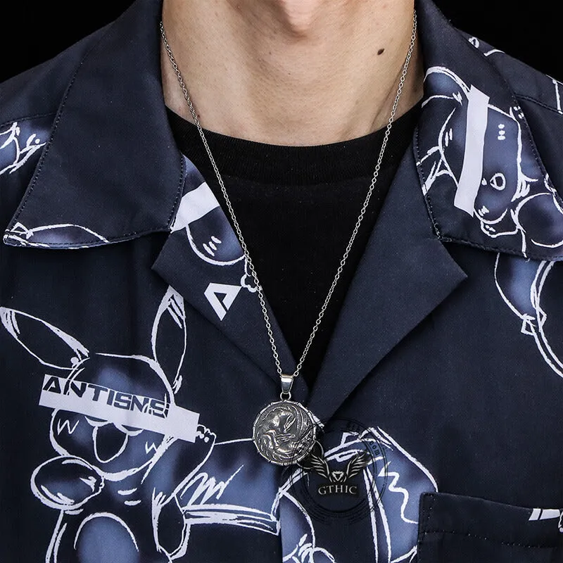 Norse Mythology Dragon Stainless Steel Pendant sold by GTHIC product image thumbnail 3