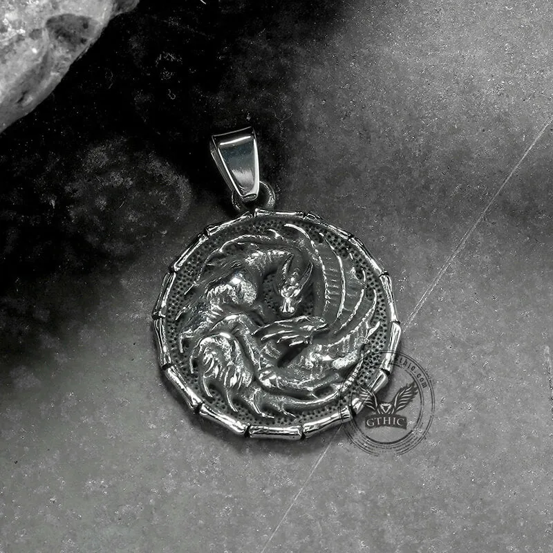 Norse Mythology Dragon Stainless Steel Pendant sold by GTHIC product image thumbnail 5