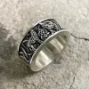 Fenris-wolf Sterling Silver Viking Ring sold by GTHIC