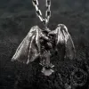 Devil Dragon Skull Sterling Silver Pendant sold by GTHIC
