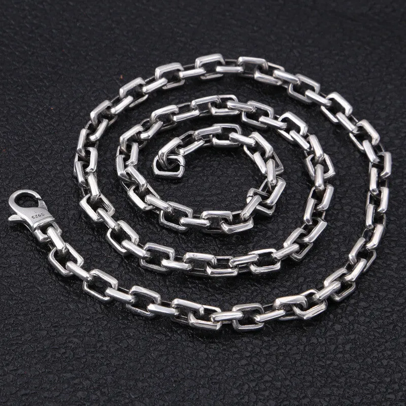Cable Link Chain Sterling Silver Necklace sold by GTHIC
