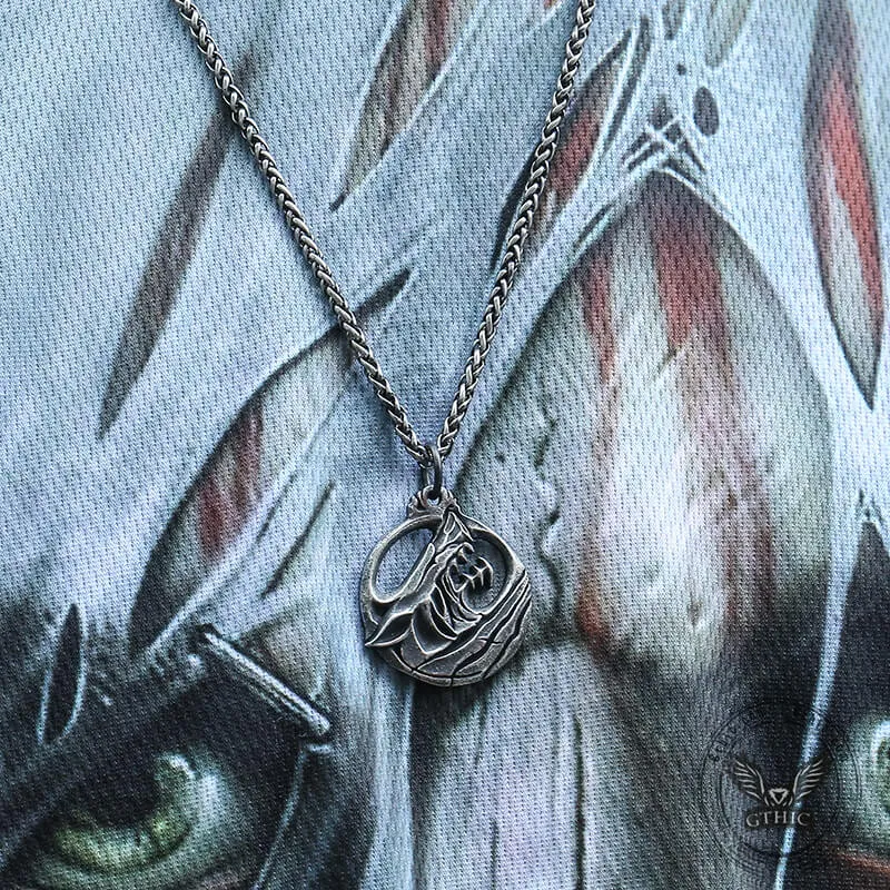 Fenrir Wolf Stainless Steel Animal Pendant sold by GTHIC product image thumbnail 3