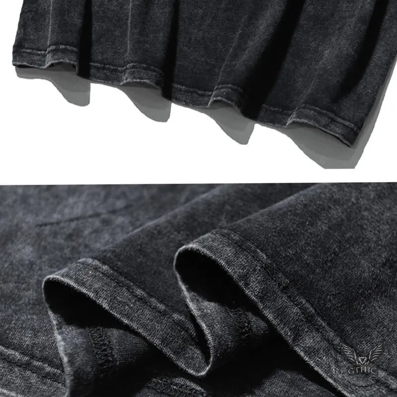 Goth Girls Taste Better Vintage Washed T-shirt sold by GTHIC product image thumbnail 3