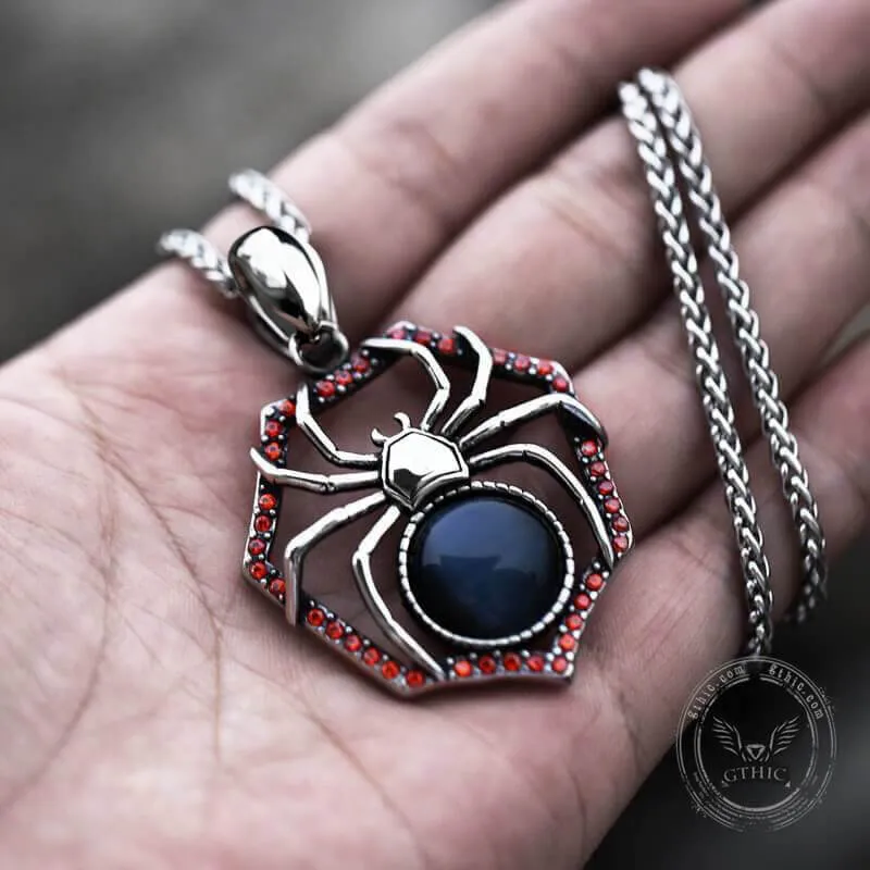 Gemstone Spider Stainless Steel Pendant sold by GTHIC product image thumbnail 3