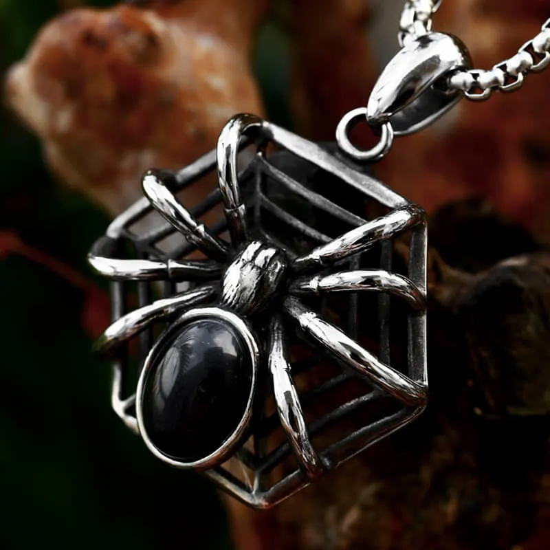 Gemstone Spider Stainless Steel Pendant sold by GTHIC product image thumbnail 4