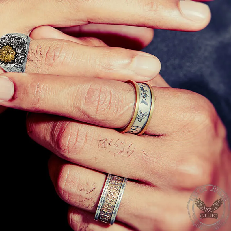 Egyptian Anubis Design Sterling Silver Ring sold by GTHIC product image thumbnail 2