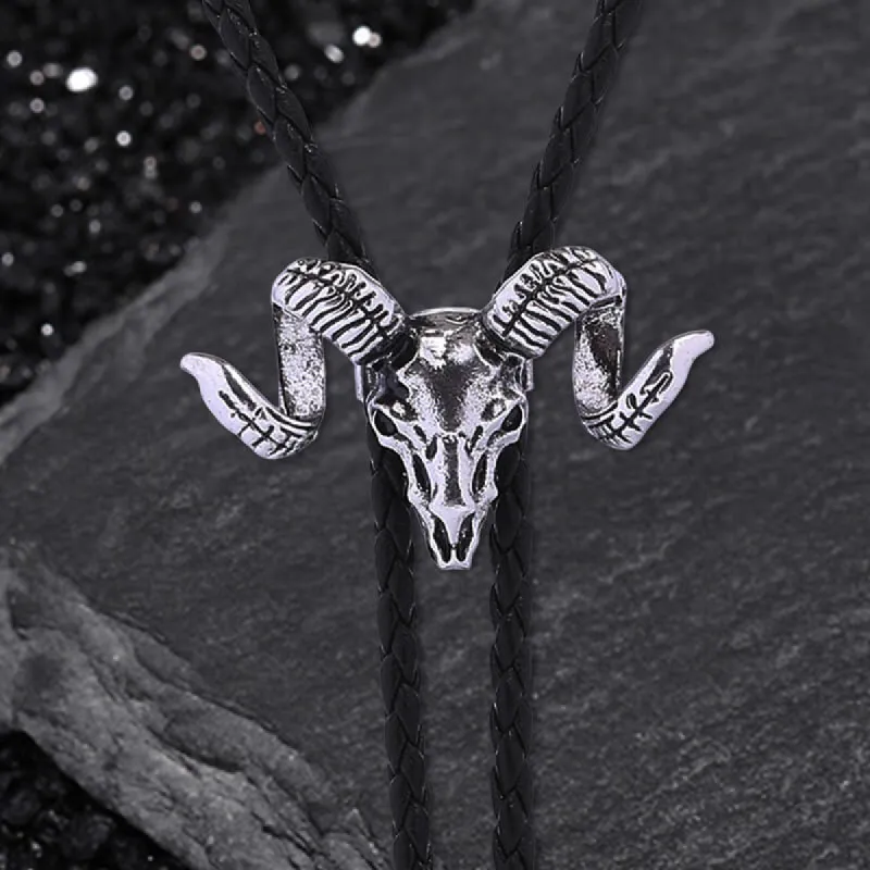 Vintage Cow Skull Alloy Bolo Tie sold by GTHIC