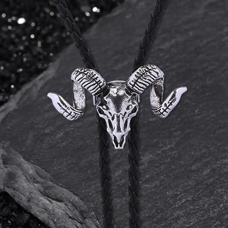 Vintage Cow Skull Alloy Bolo Tie sold by GTHIC