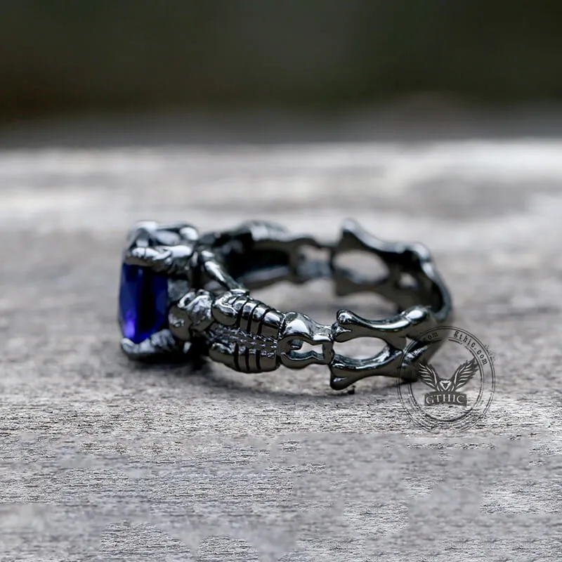 Black Skull Tribute Gem Brass Ring sold by GTHIC product image thumbnail 5