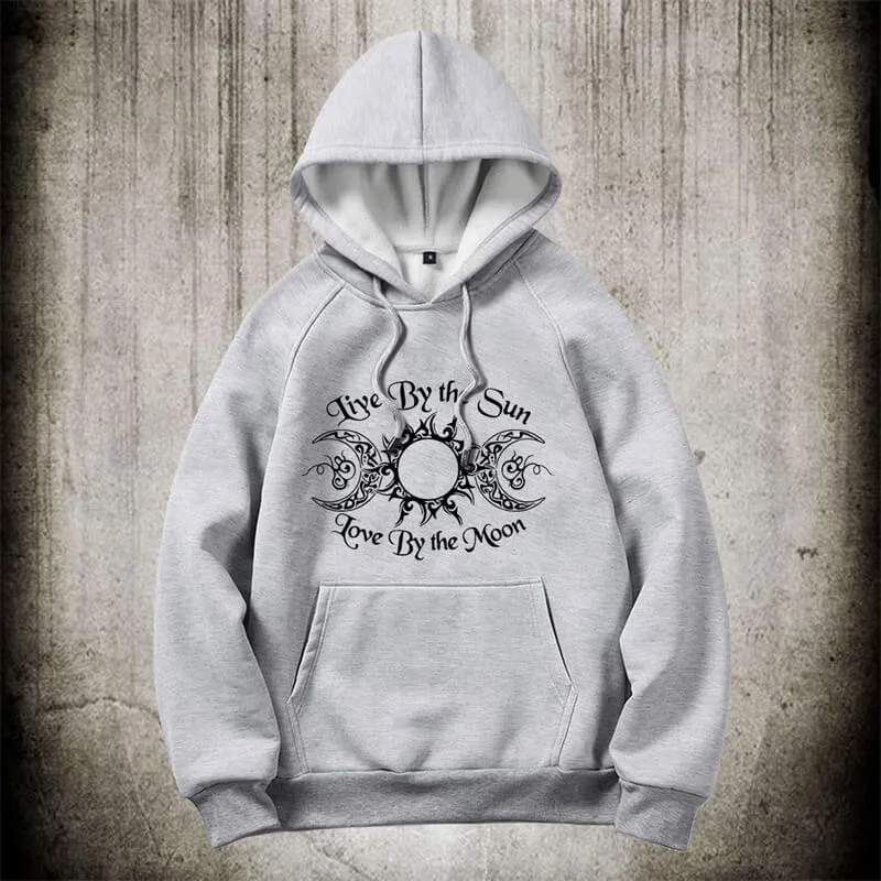 Triple Moon Goddess Witch Hoodie sold by GTHIC product image thumbnail 3