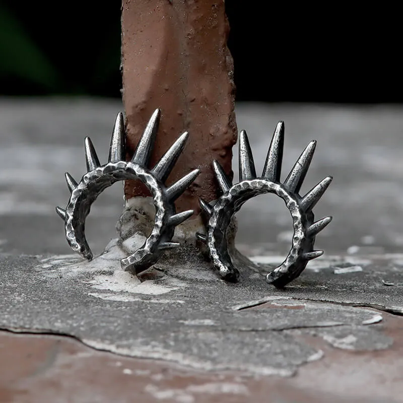 Punk Rivets Stainless Steel Skull Ear Cuffs sold by GTHIC