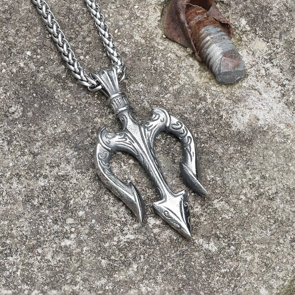 Trident Stainless Steel Marine Pendant sold by GTHIC product image thumbnail 4