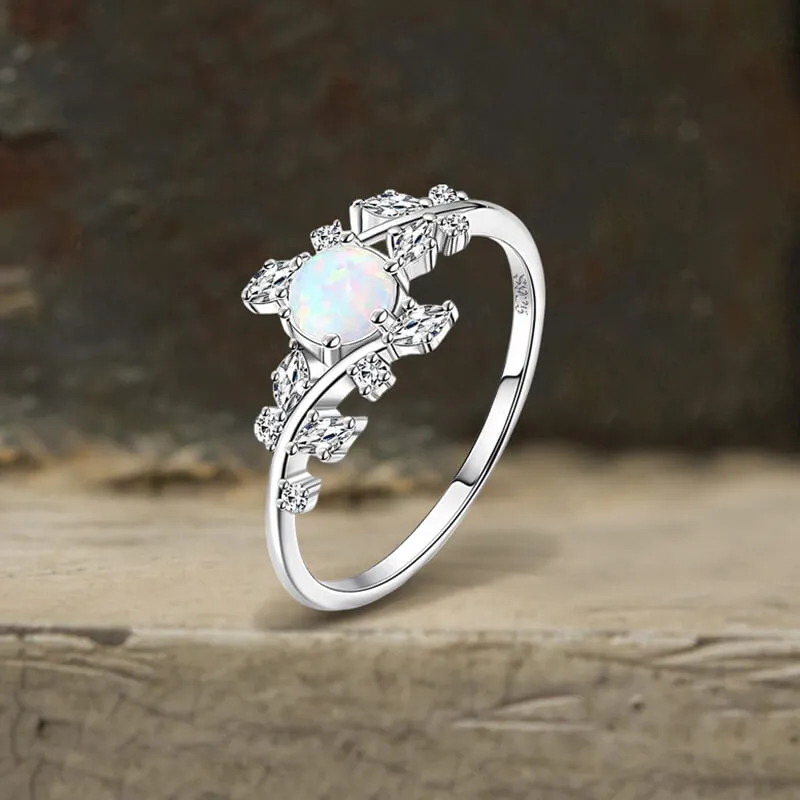 Nature Vine Opal Sterling Silver Ring sold by GTHIC
