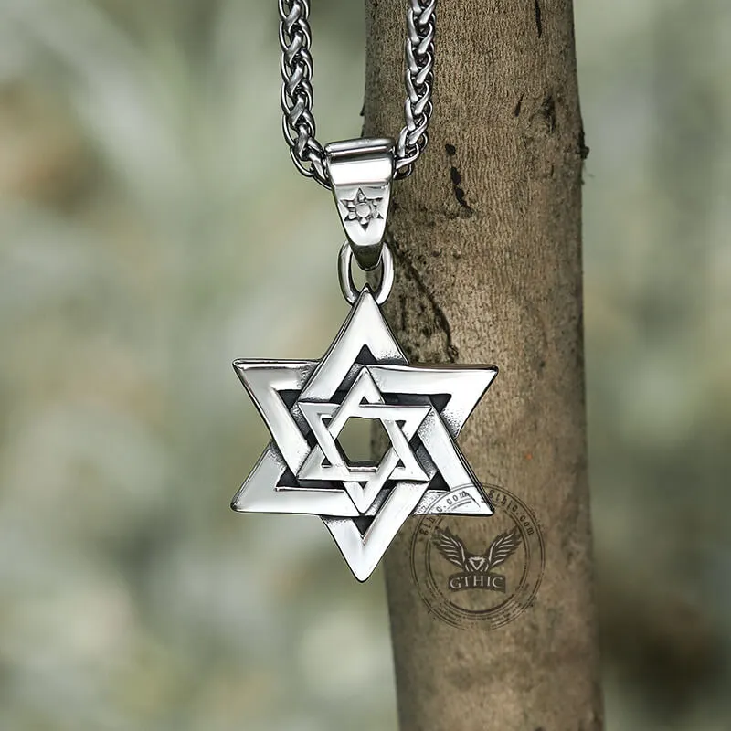 Star of David Stainless Steel Pendant sold by GTHIC product image thumbnail 4
