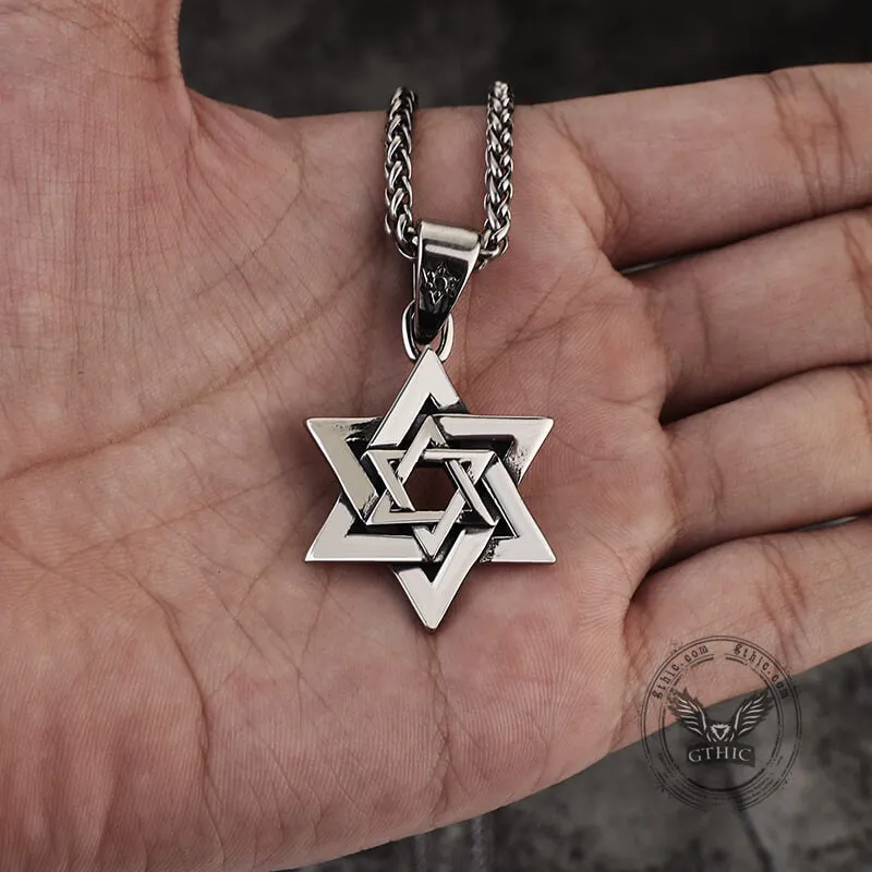 Star of David Stainless Steel Pendant sold by GTHIC product image thumbnail 3