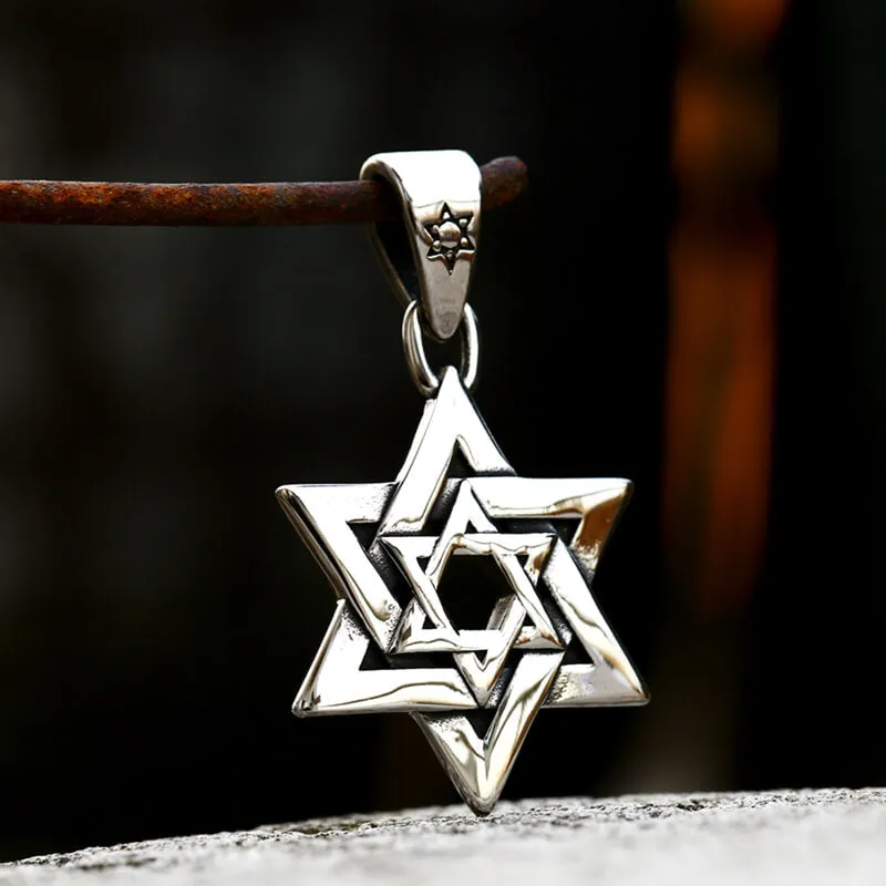 Star of David Stainless Steel Pendant sold by GTHIC