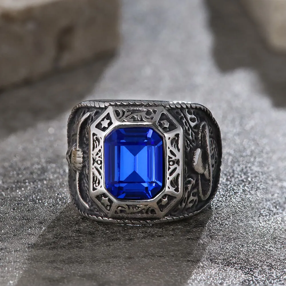 Cowboys Bull Stainless Steel Ring sold by GTHIC product image thumbnail 5