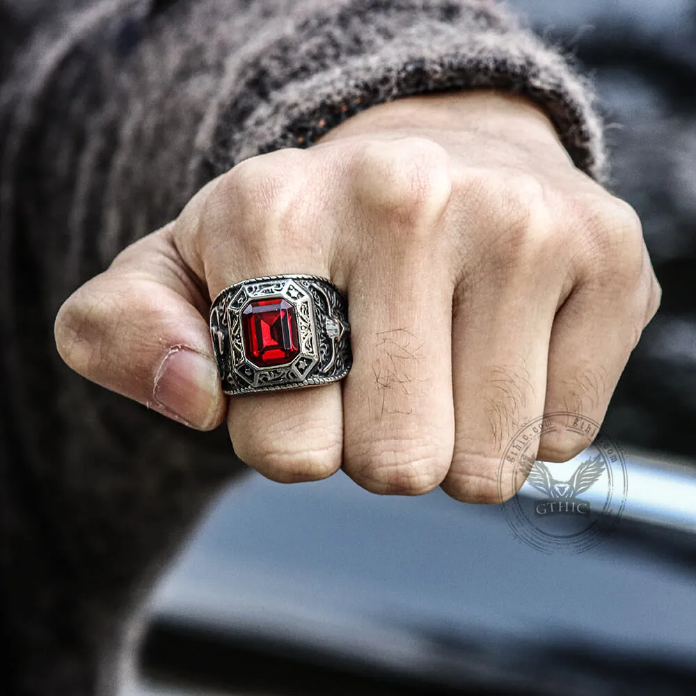 Cowboys Bull Stainless Steel Ring sold by GTHIC product image thumbnail 3