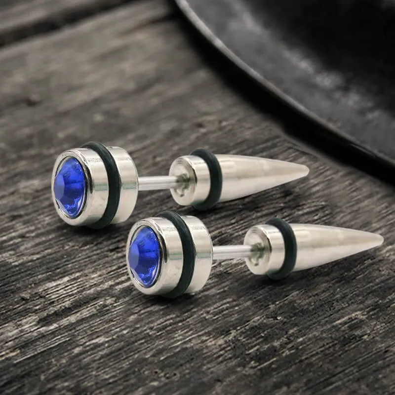 CZ Stone Stainless Steel Stud Earring sold by GTHIC product image thumbnail 4