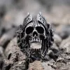 God of War Ares Stainless Steel Skull Ring sold by GTHIC