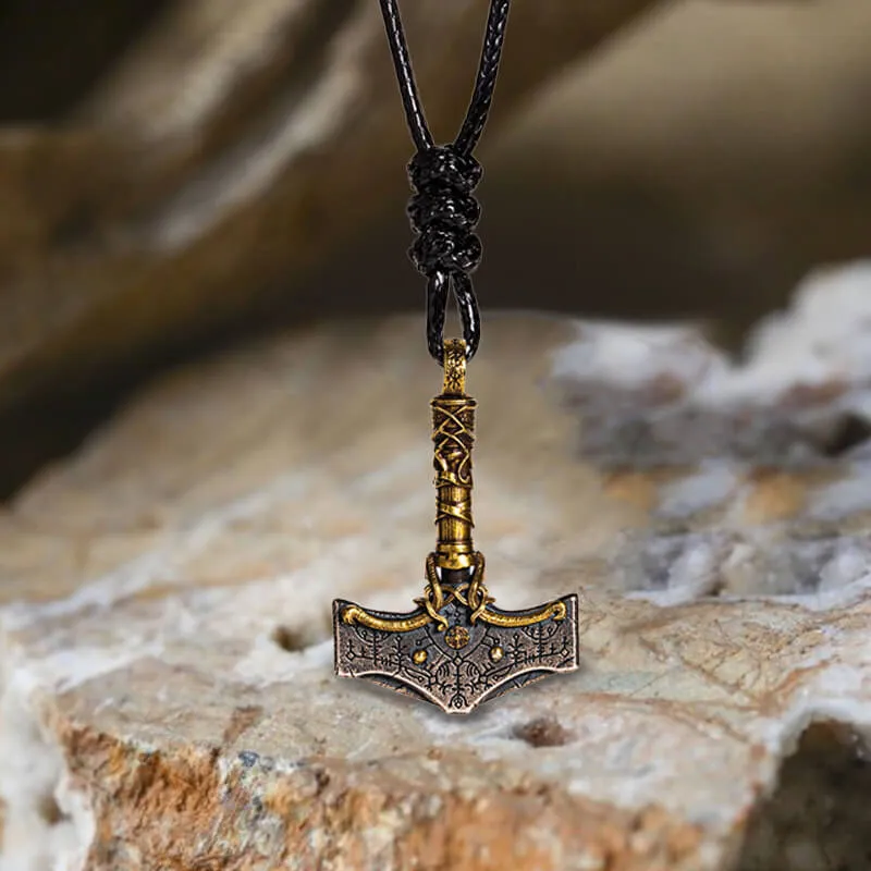 Nordic Thor’s Hammer Sterling Silver Viking Pendant sold by GTHIC product image thumbnail 4