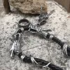 3 Pcs Gothic Dragon Spine Ring Jewelry Set sold by GTHIC