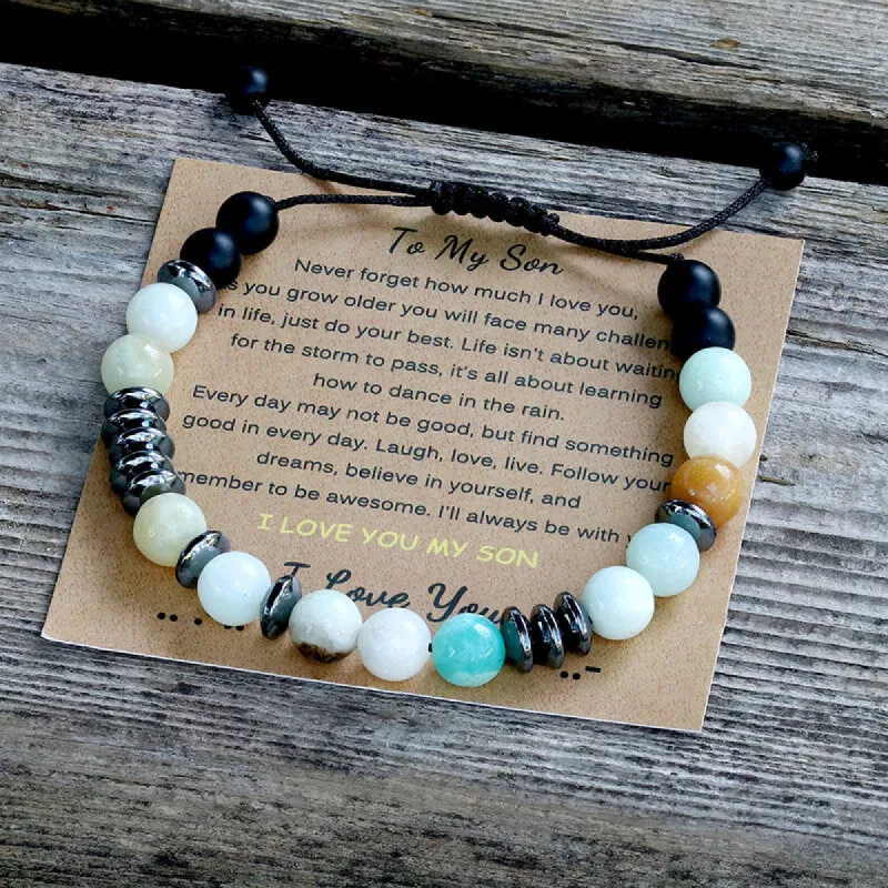 To My Son I Love You Morse Code Bracelet sold by GTHIC