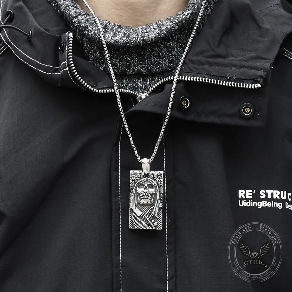 Death Skull Stainless Steel Pendant sold by GTHIC product image thumbnail 2