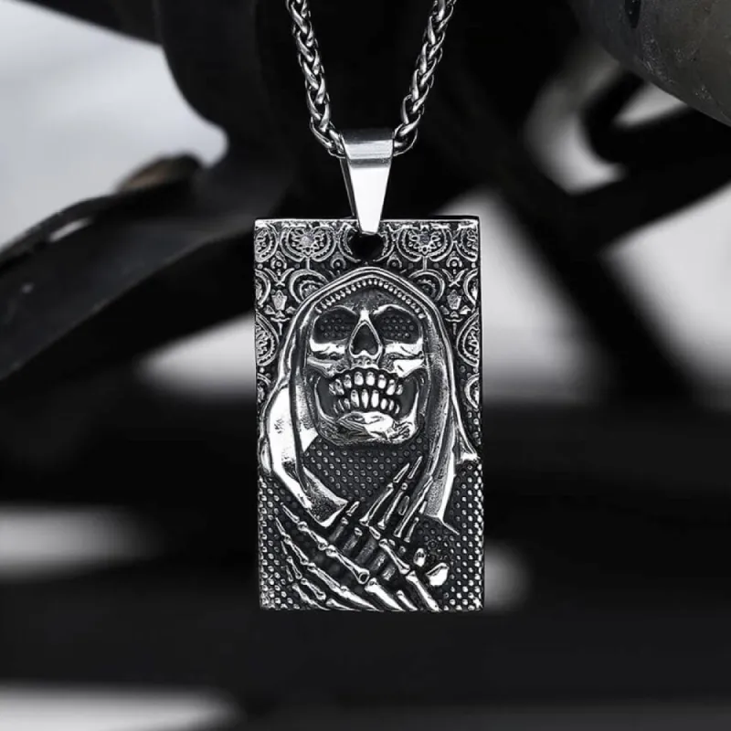 Death Skull Stainless Steel Pendant sold by GTHIC