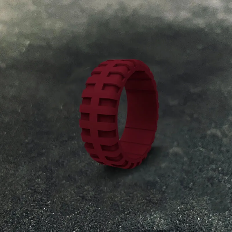 Simple Tire Pattern Silicone Ring sold by GTHIC product image thumbnail 5