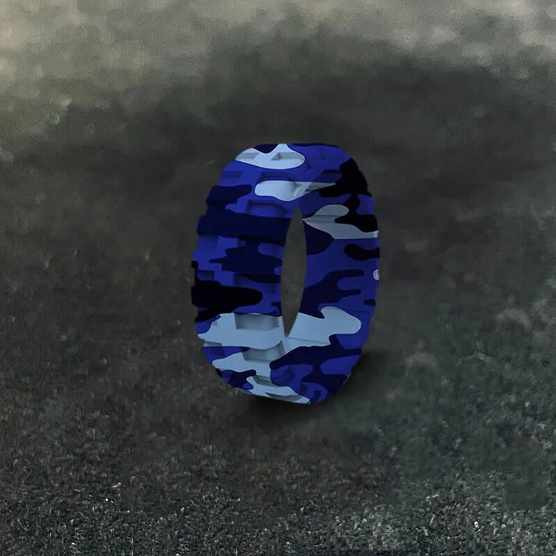 Simple Tire Pattern Silicone Ring sold by GTHIC product image thumbnail 4