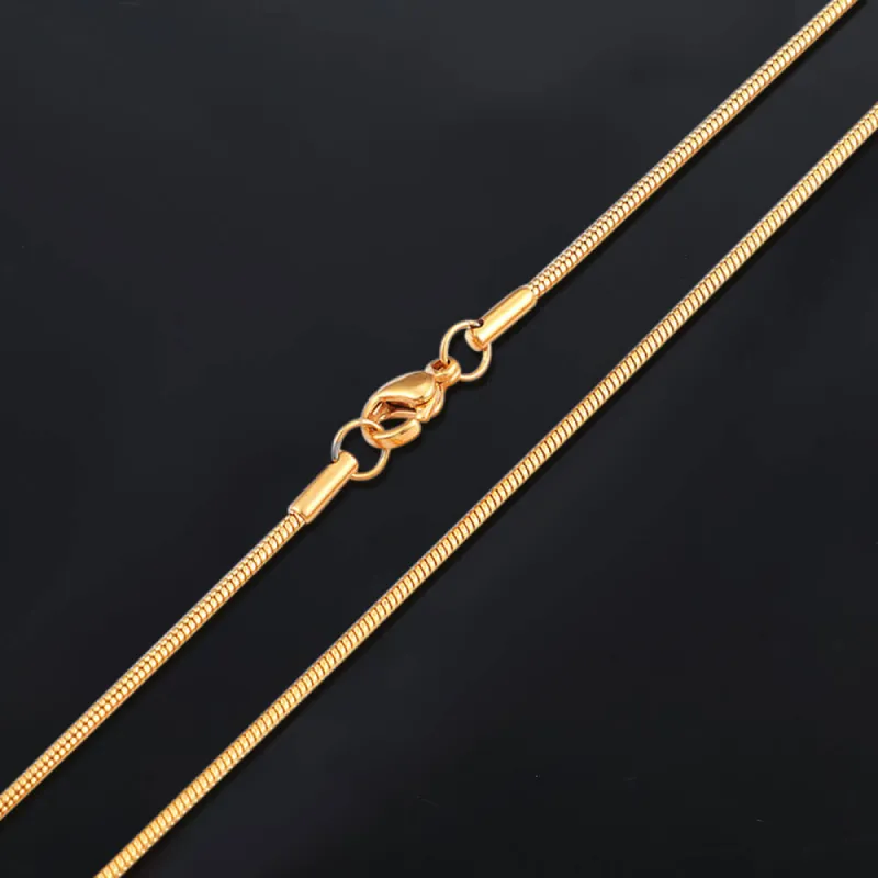 1.5 mm * 45 cm Snake Bone Chain sold by GTHIC