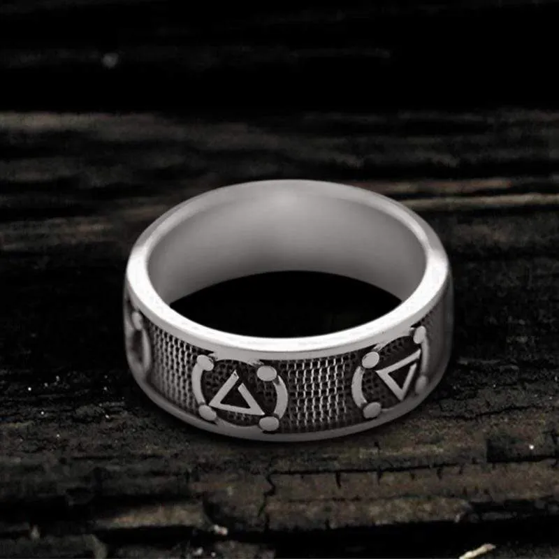Witchers Elements Signs Stainless Steel Ring sold by GTHIC product image thumbnail 3