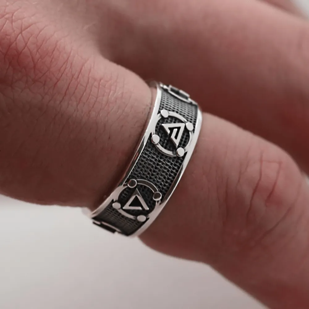 Witchers Elements Signs Stainless Steel Ring sold by GTHIC product image thumbnail 5