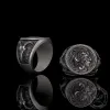 1936 Wild Man Sterling Silver Hobo Nickel Ring sold by GTHIC