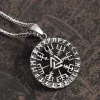 Triangle Valknut Compass Stainless Steel Viking Pendant sold by GTHIC