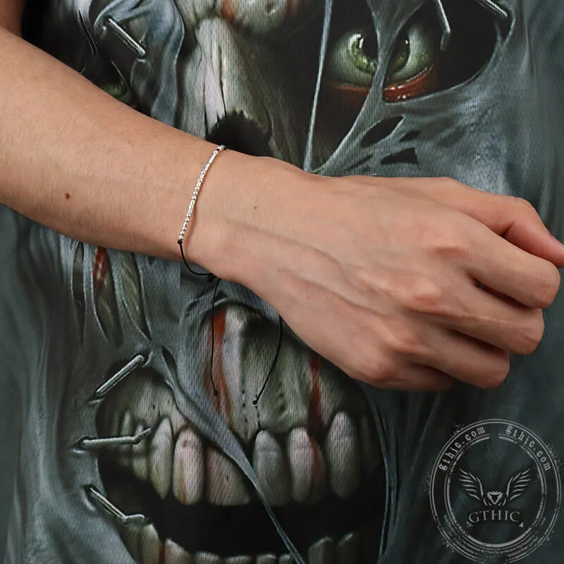 I Love You Morse Code Sterling Silver Bracelet sold by GTHIC product image thumbnail 2