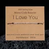I Love You Morse Code Sterling Silver Bracelet sold by GTHIC