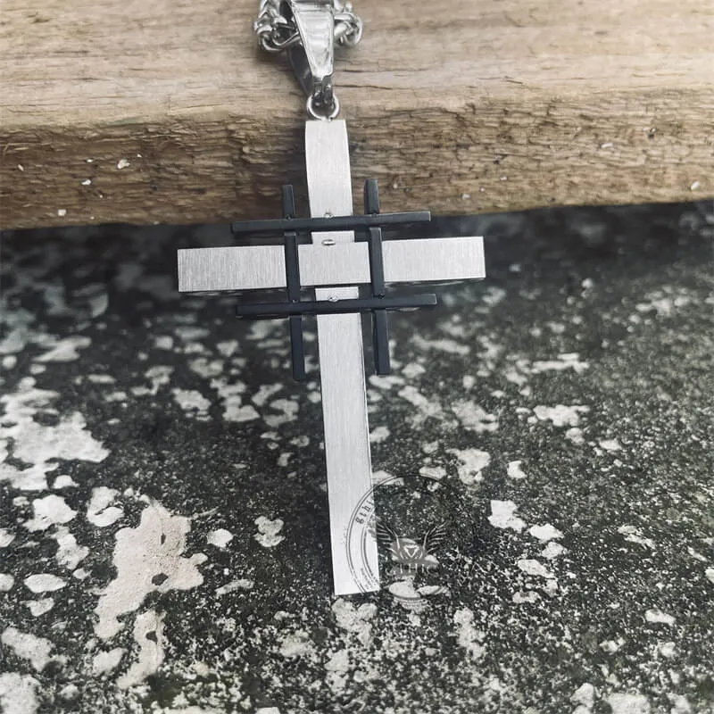 Minimalist Cross Stainless Steel Pendant sold by GTHIC product image thumbnail 3