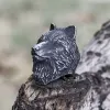 Fenrir Wolf Stainless Steel Viking Ring sold by GTHIC