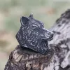 Fenrir Wolf Stainless Steel Viking Ring sold by GTHIC