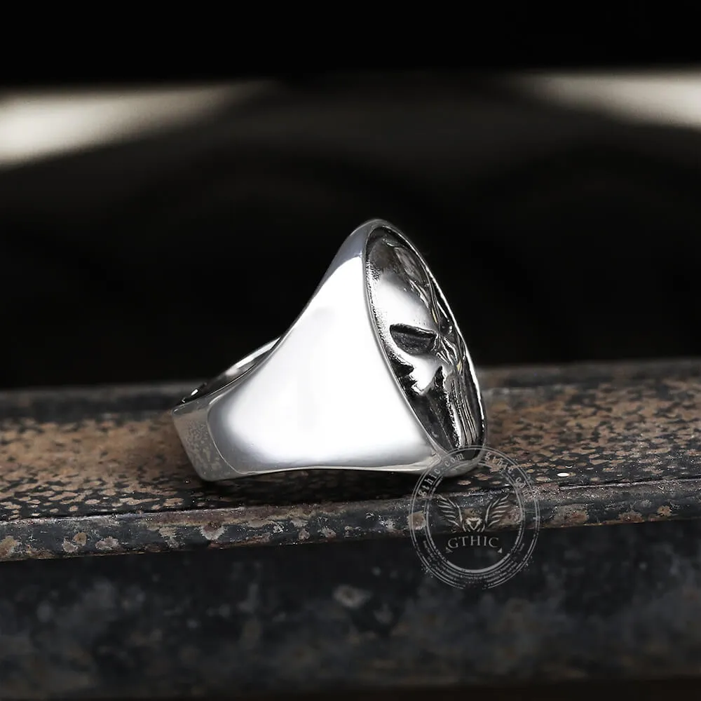 Punk Designed Skull Head Stainless Steel Ring sold by GTHIC product image thumbnail 5