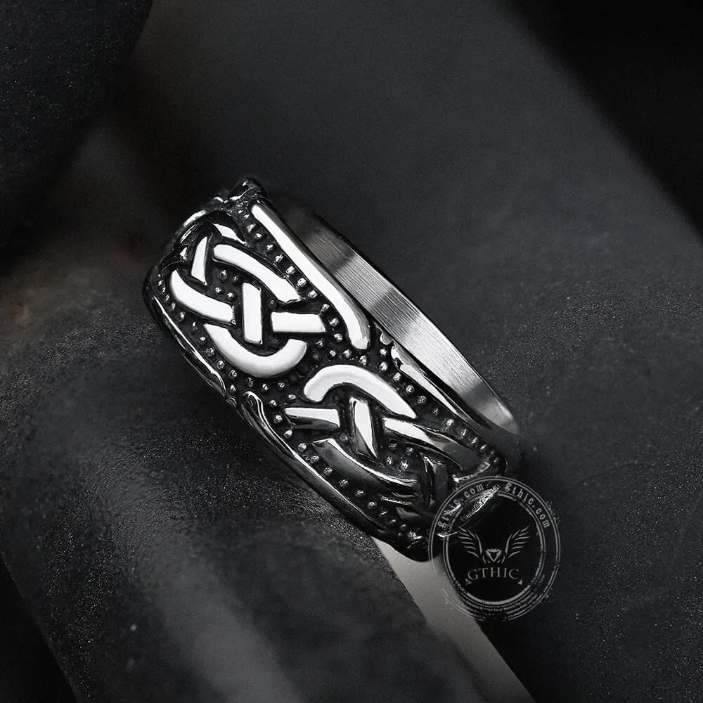 Retro Celtic Knots Stainless Steel Viking Ring sold by GTHIC product image thumbnail 4