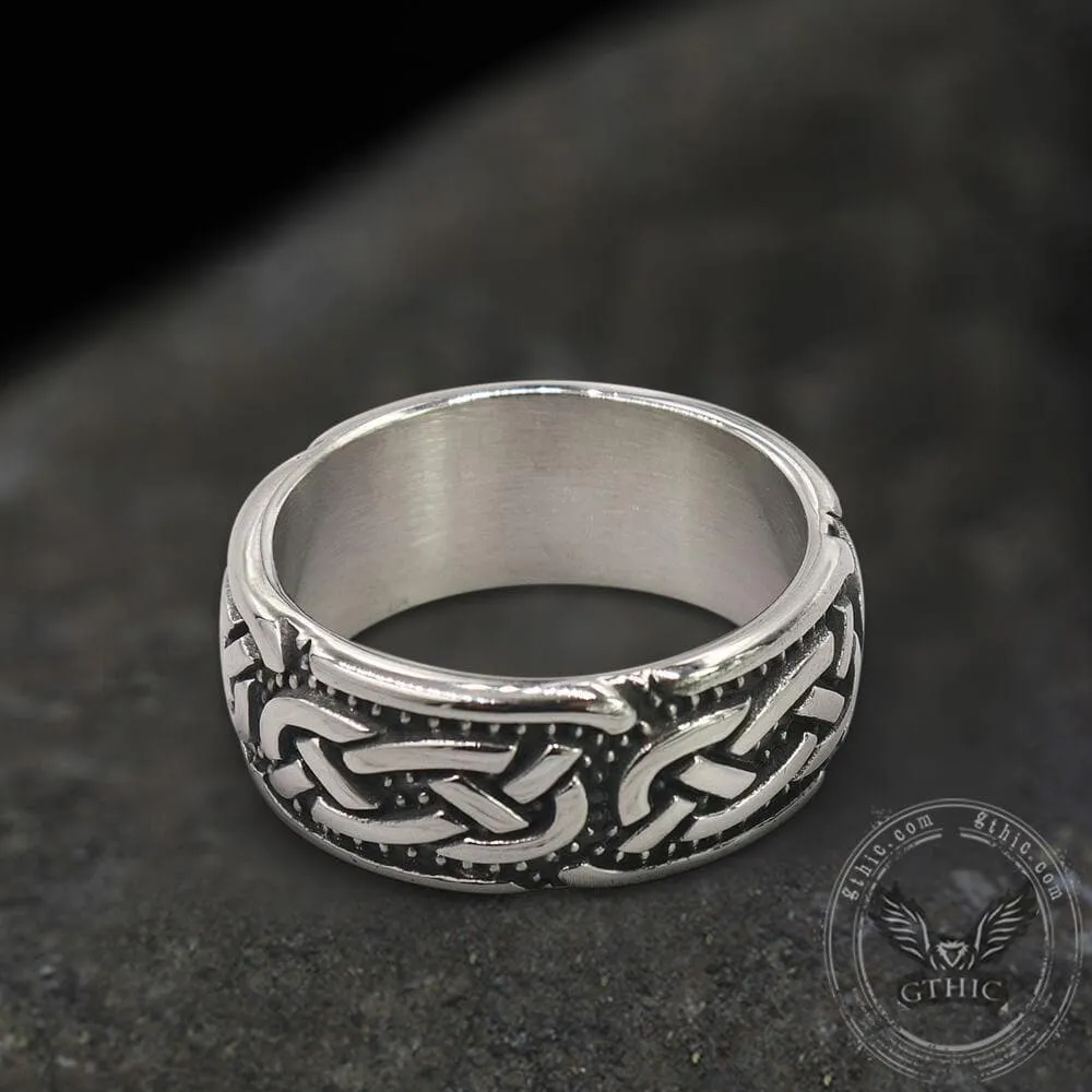 Retro Celtic Knots Stainless Steel Viking Ring sold by GTHIC product image thumbnail 5