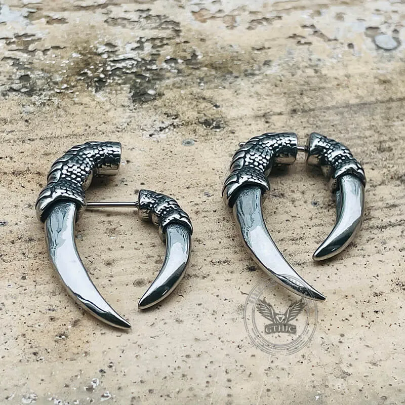 Eagle Claw Stainless Steel Stud Earrings sold by GTHIC product image thumbnail 5