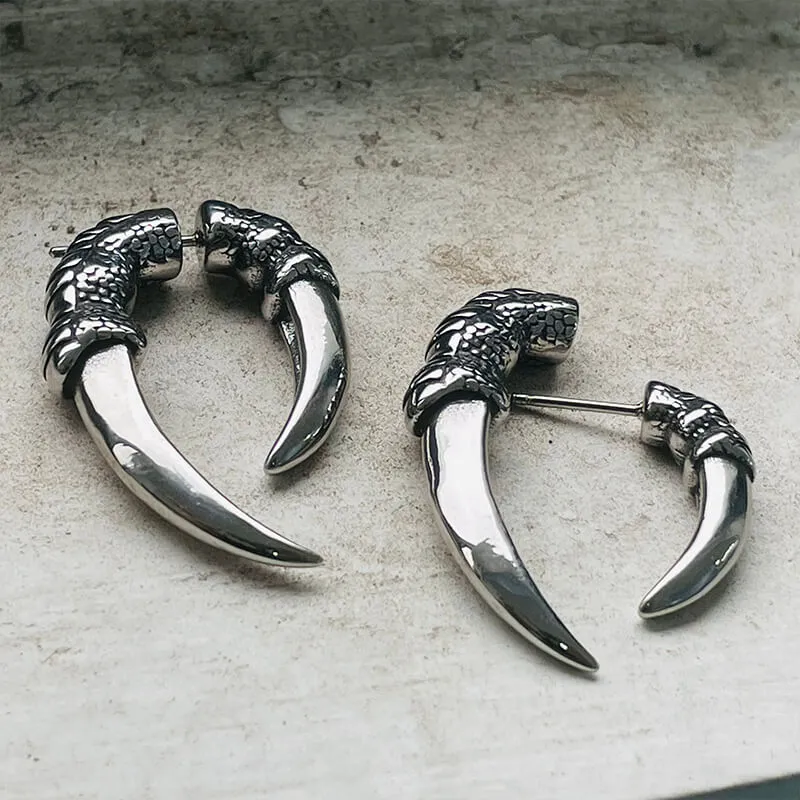 Eagle Claw Stainless Steel Stud Earrings sold by GTHIC product image thumbnail 3