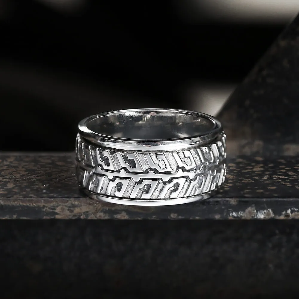 Tire Stainless Steel Biker Spinner Ring sold by GTHIC