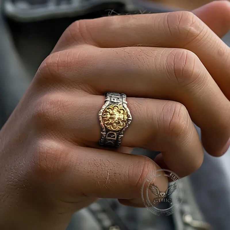 Vintage Fire Dragon Sterling Silver Ring sold by GTHIC product image thumbnail 2