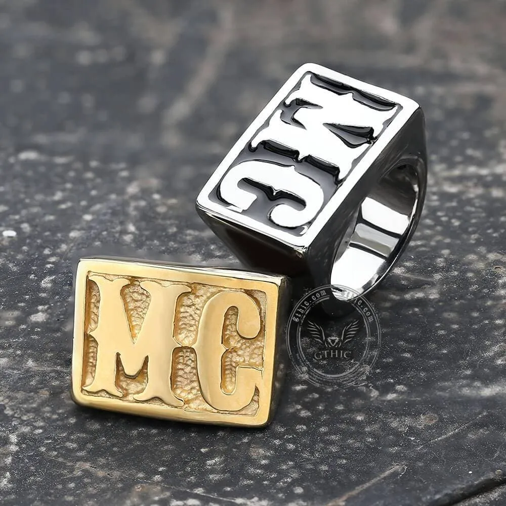 MC Stainless Steel Biker Ring sold by GTHIC product image thumbnail 2
