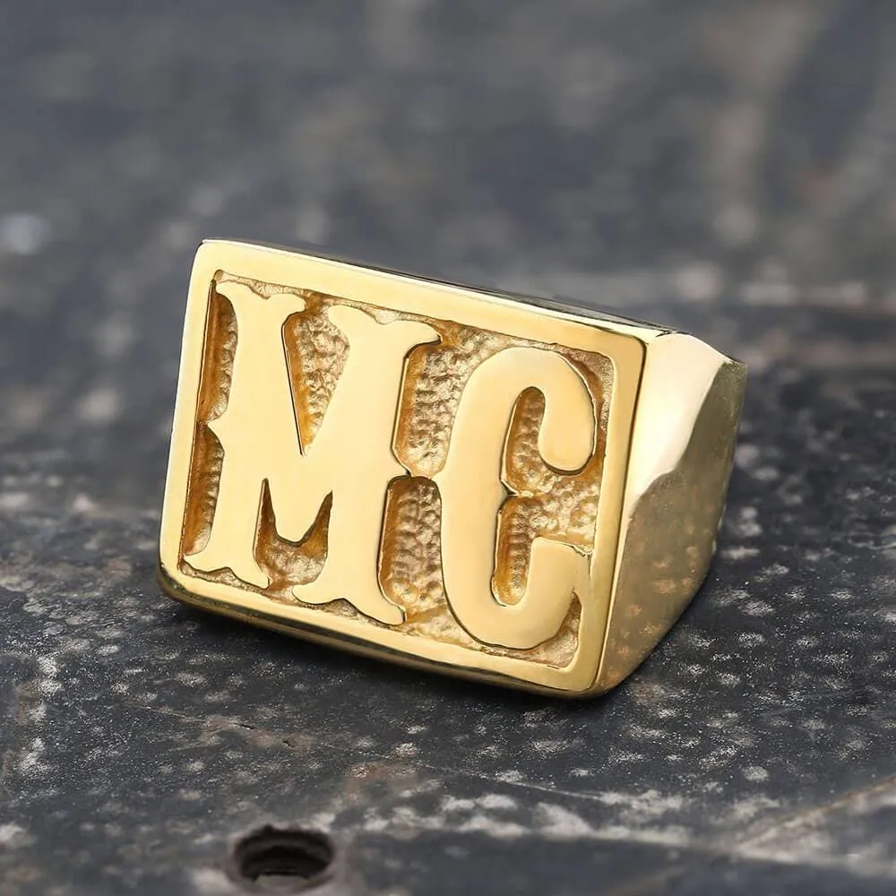 MC Stainless Steel Biker Ring sold by GTHIC product image thumbnail 4